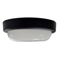 LEd Väli laevalgusti LED/15W/230V 4200K d. 15,5 cm IP64 must