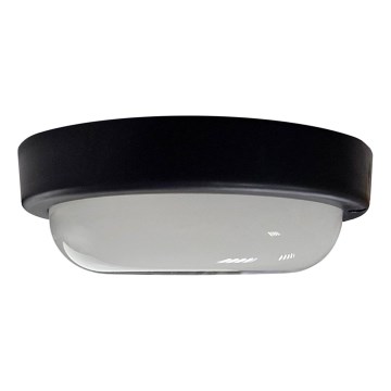 LEd Väli laevalgusti LED/15W/230V 4200K d. 15,5 cm IP64 must