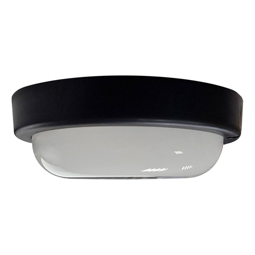 LEd Väli laevalgusti LED/15W/230V 4200K d. 15,5 cm IP64 must