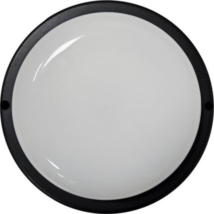 LEd Väli laevalgusti LED/15W/230V 4200K d. 15,5 cm IP64 must