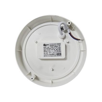 LEd Väli laevalgusti LED/15W/230V 4200K d. 15,5 cm IP64 valge