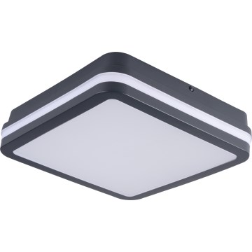 LEd Väli laevalgusti liikumisanduriga BENO LED/12/18W/230V 3000/3500/4000K IP65 antratsiit kandiline