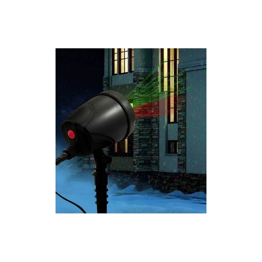 LED Väli laser projektor LED/5W/230V IP44