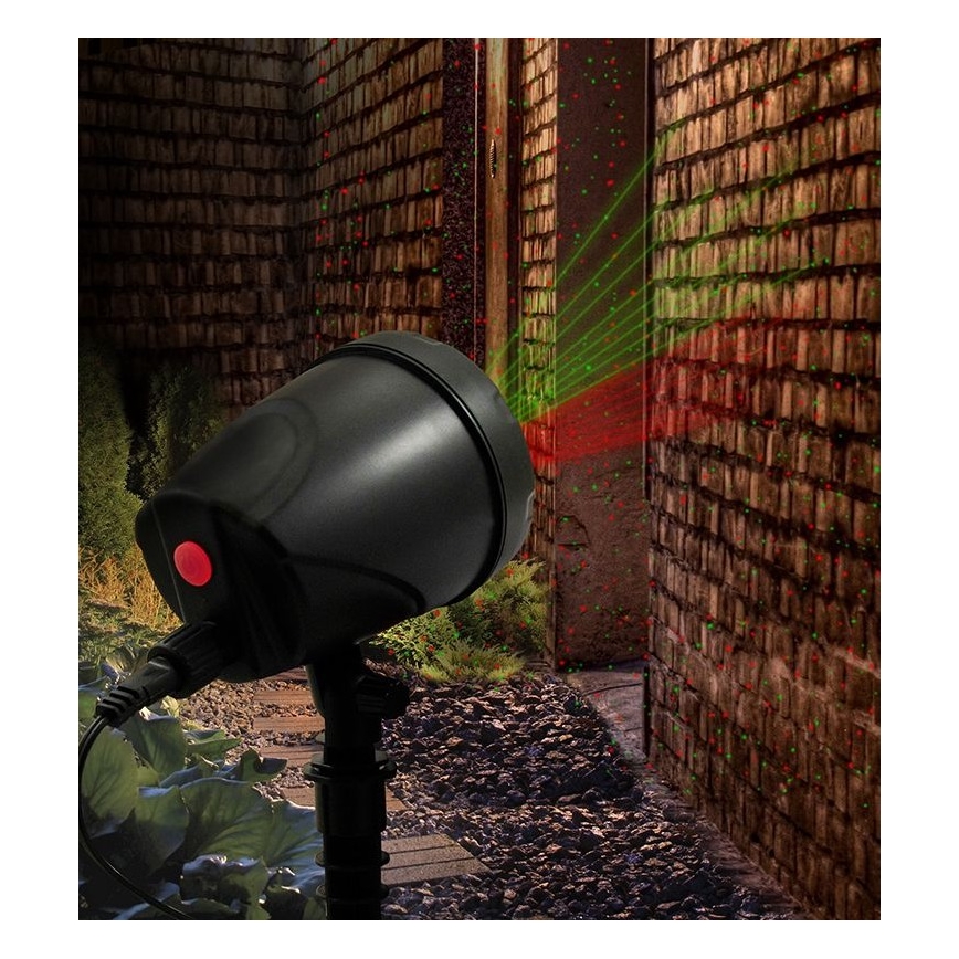 LED Väli laser projektor LED/5W/230V IP44
