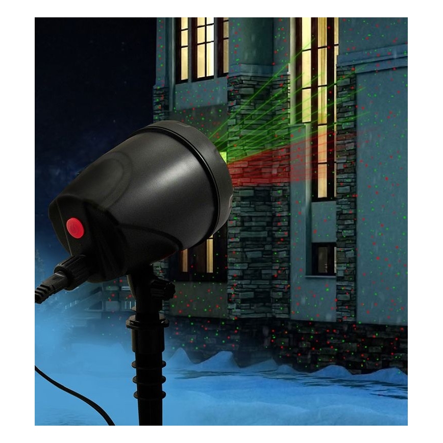 LED Väli laser projektor LED/5W/230V IP44
