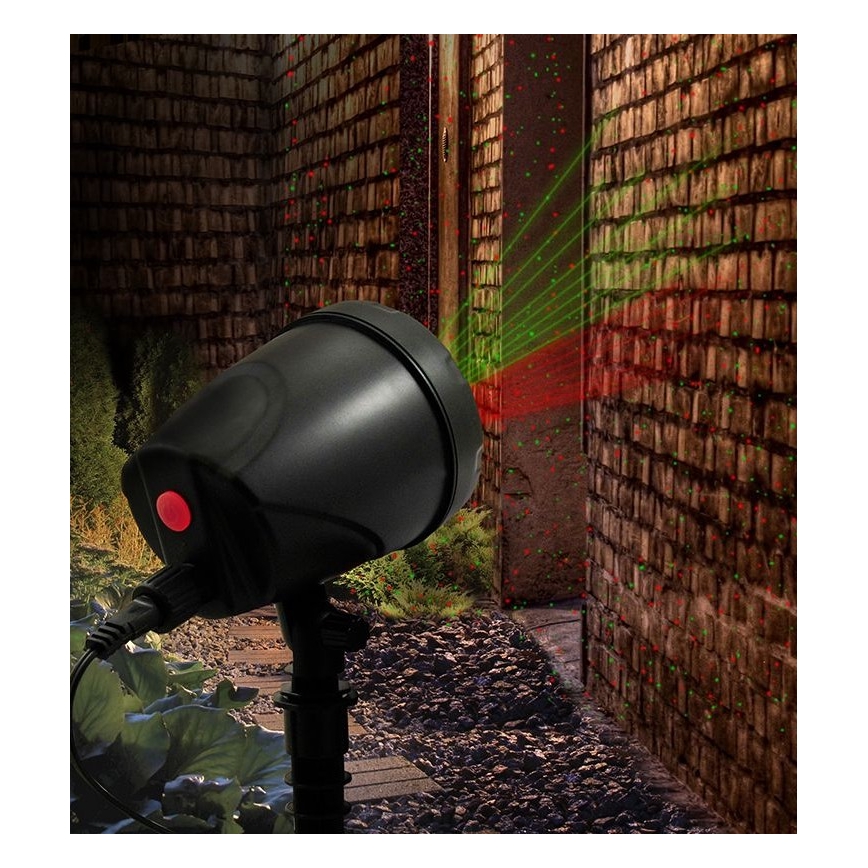 LED Väli laser projektor LED/5W/230V IP44