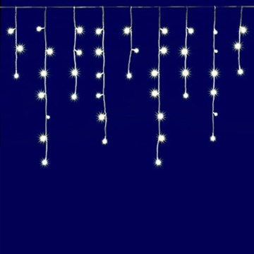 LED Väli omavahel ühendatav valguskardin soe valge IP44