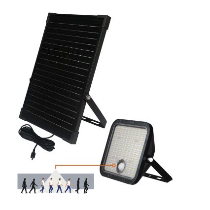 LED Väli päikesepaneeliga prožektor anduriga LED/30W/6,4V IP65 3000/4000K + kaugjuhtimispult