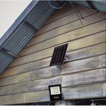 LED Väli päikesepaneeliga prožektor LED/6W/3,2V 6400K IP65 + kaugjuhtimispult