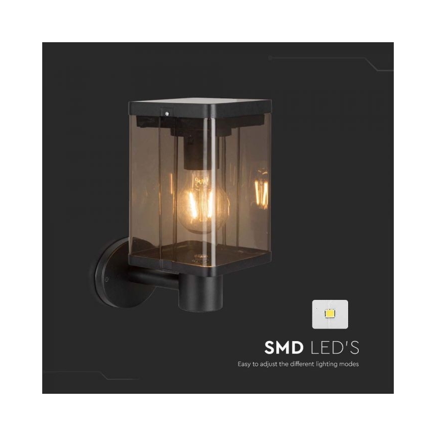 LED Väli päikesepaneeliga seinavalgusti anduriga LED/2,5W/3,7V 3000K IP54