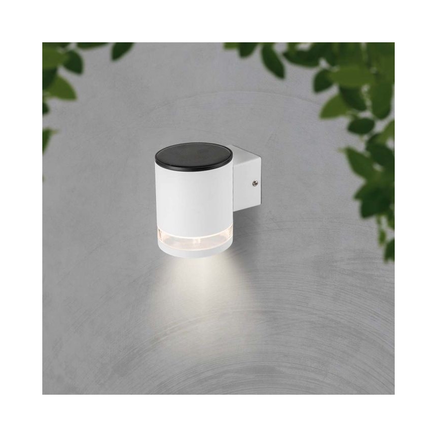LED Väli päikesepaneeliga seinavalgusti LED/1W/3,7V 3000K IP54 valge