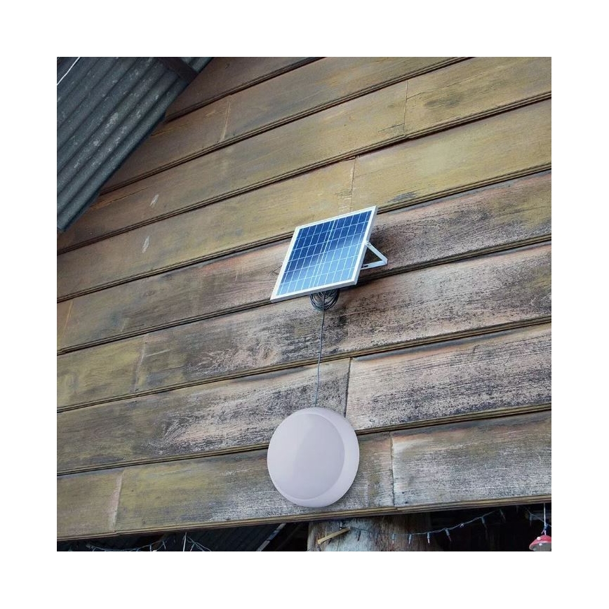 LED Väli päikesepaneeliga valgusti LED/15W 3000/4000/6400K IP65 + Pult