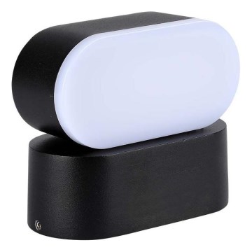 LED Väli paindlik seinavalgusti LED/5W/230V 3000K IP65 must