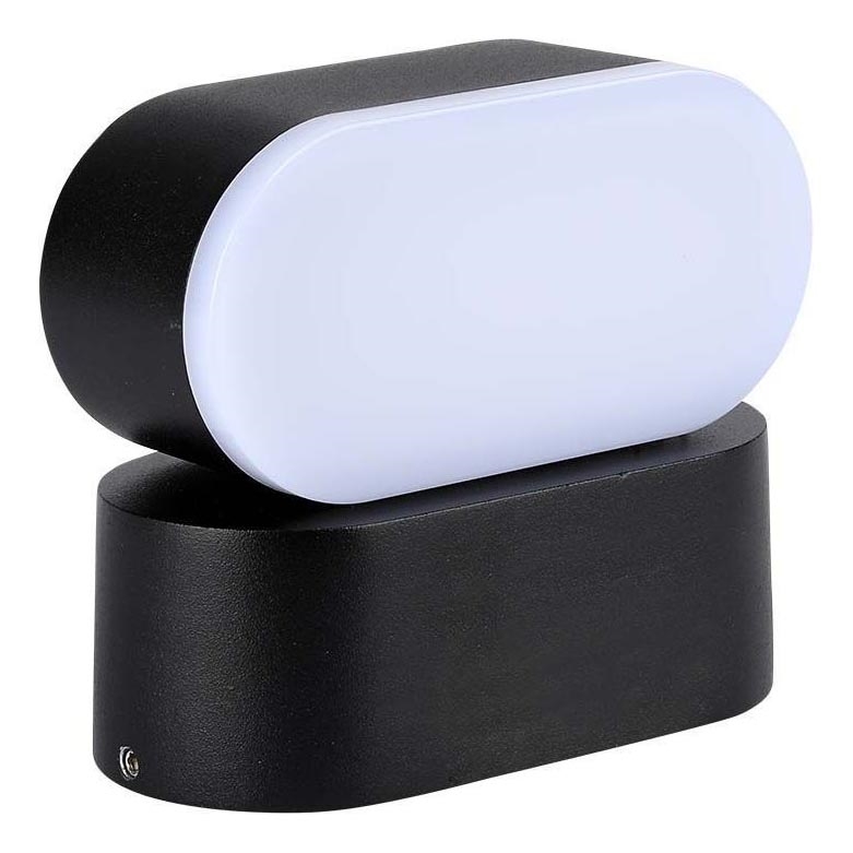 LED Väli paindlik seinavalgusti LED/5W/230V 3000K IP65 must