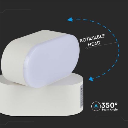 LED Väli paindlik seinavalgusti LED/5W/230V 3000K IP65 valge