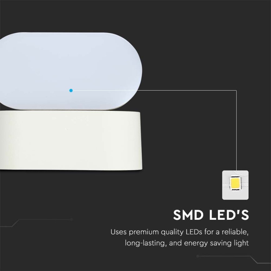 LED Väli paindlik seinavalgusti LED/5W/230V 3000K IP65 valge