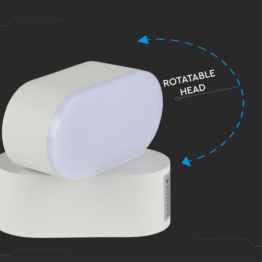 LED Väli paindlik seinavalgusti LED/5W/230V 4000K IP65 valge