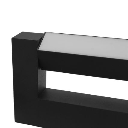 LED Paindlik Väli seinavalgusti 2xLED/16W/230V IP54 90 cm must