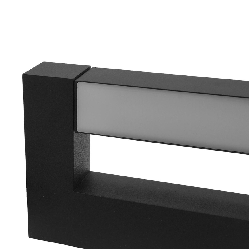 LED Paindlik Väli seinavalgusti 2xLED/16W/230V IP54 90 cm must
