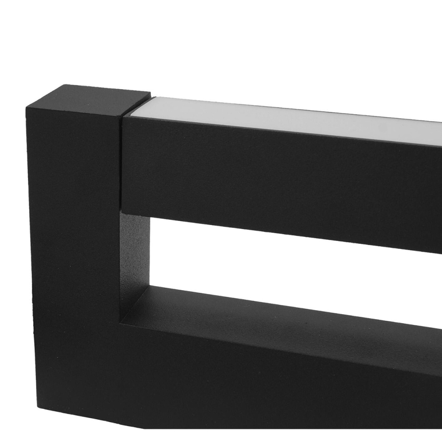LED Paindlik Väli seinavalgusti 2xLED/16W/230V IP54 90 cm must