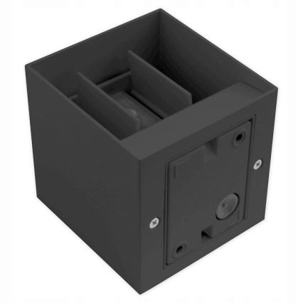 LED Väli seinavalgusti 2xLED/3W/230V IP54 antratsiit