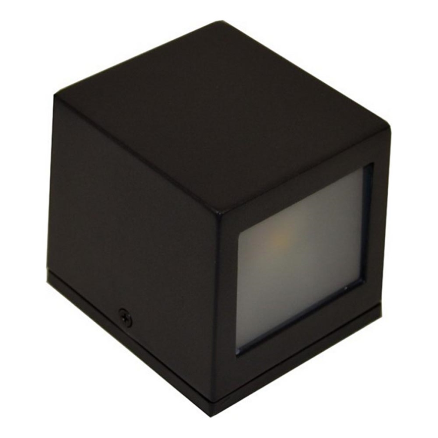 LED Väli seinavalgusti 2xLED/5W/230V 4000K IP54 must