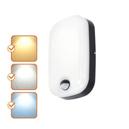 LED Väli seinavalgusti koos liikumis- ja hämardusanduriga BAVANO LED/15W/230V 3000/4000/5700K IP54