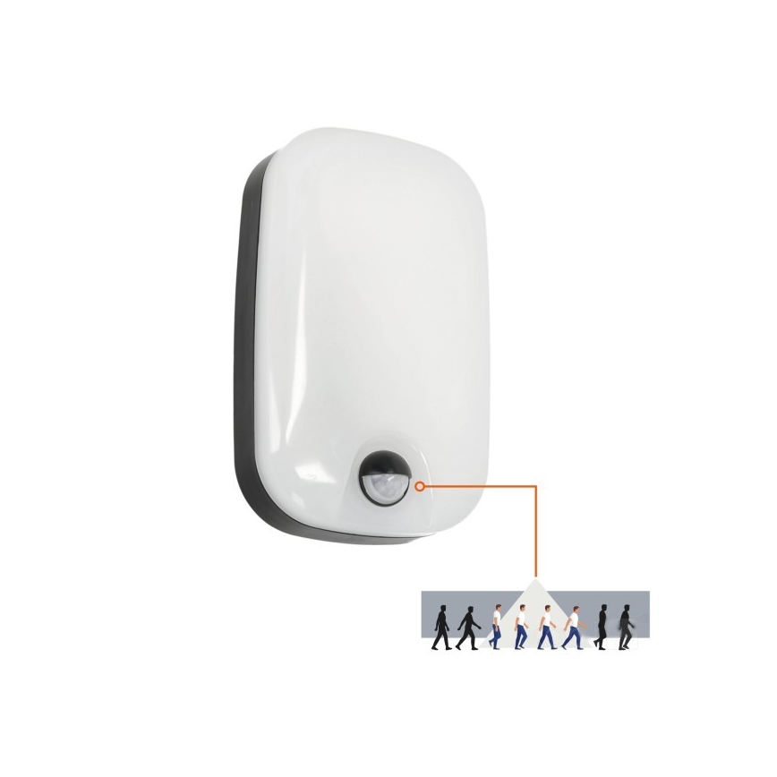 LED Väli seinavalgusti koos liikumis- ja hämardusanduriga BAVANO LED/15W/230V 3000/4000/5700K IP54