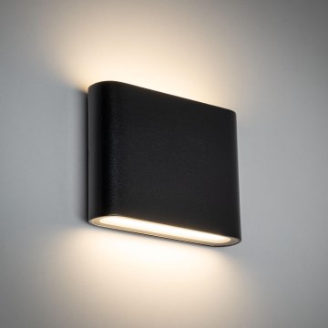 LED Väli seinavalgusti ARWENA 2xLED/3W/230V IP54 must