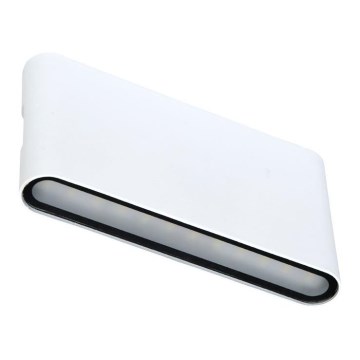 LED Väli seinavalgusti BRICK 2xLED/6W/230V 3000/4000/6500K IP65 valge