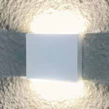 LED Väli seinavalgusti CHICAGO 2xLED/3,25W/230V IP44 valge