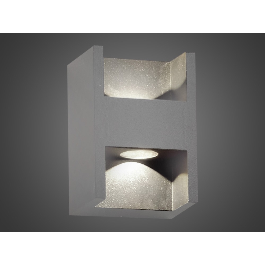 LED Väli seinavalgusti CISSA 2xLED/2W/230V IP54