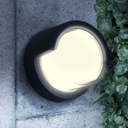LED Väli seinavalgusti ESSEN LED/10W/230V IP44 must