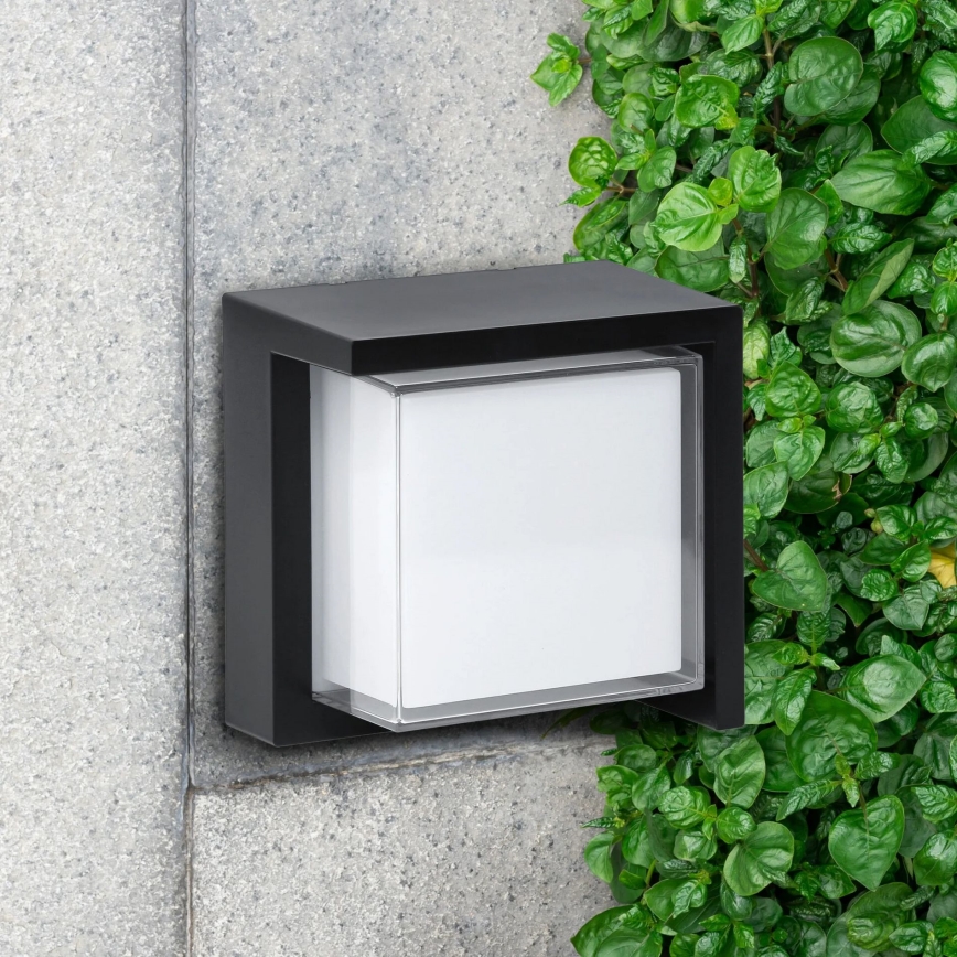 LED Väli seinavalgusti ESSEN LED/12W/230V IP44 must