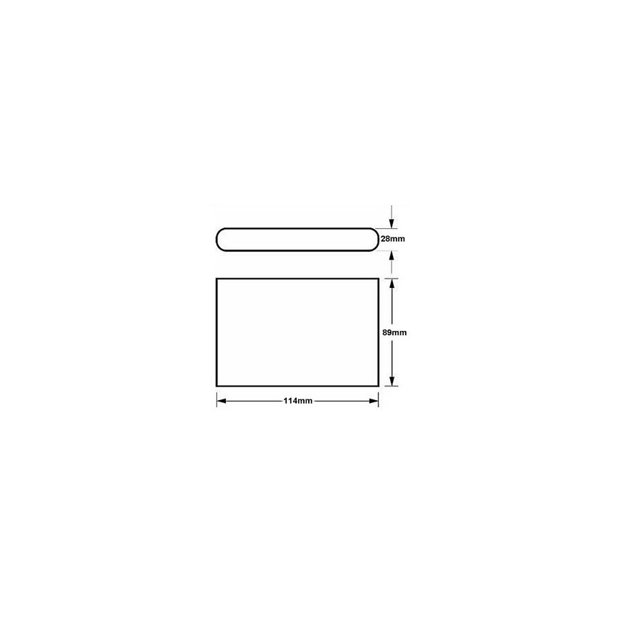 LED Väli seinavalgusti FLOW 2xLED/3W/230V IP54 must