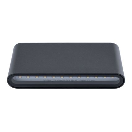LED Väli seinavalgusti FLOW 2xLED/6W/230V IP54 must
