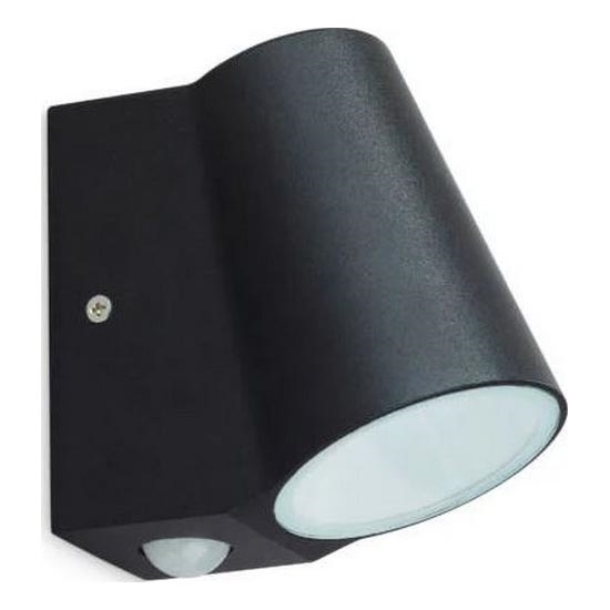 LED Väli seinavalgusti koos anduriga BUNOL LED/6W/230V IP44 must