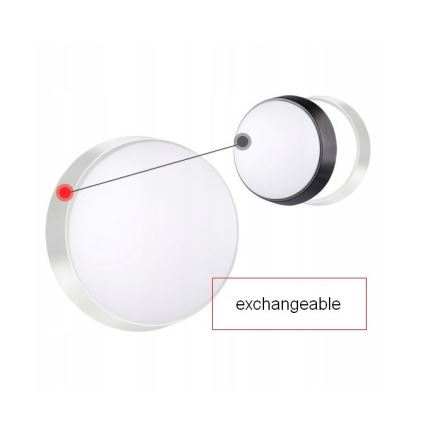 LED Väli seinavalgusti koos anduriga LED/15W/230V 4000K IP65