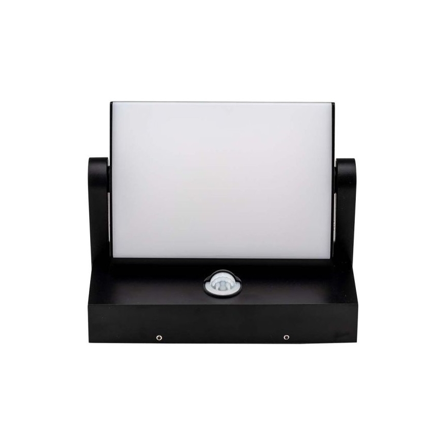 LED Väli seinavalgusti koos anduriga LED/17W/230V 3000K IP65 must