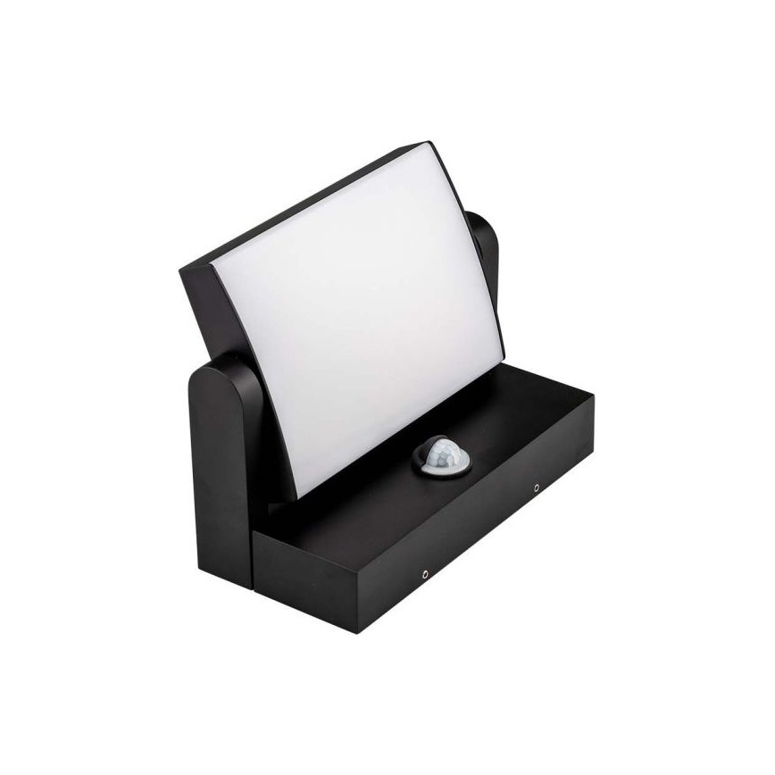LED Väli seinavalgusti koos anduriga LED/17W/230V 4000K IP65 must