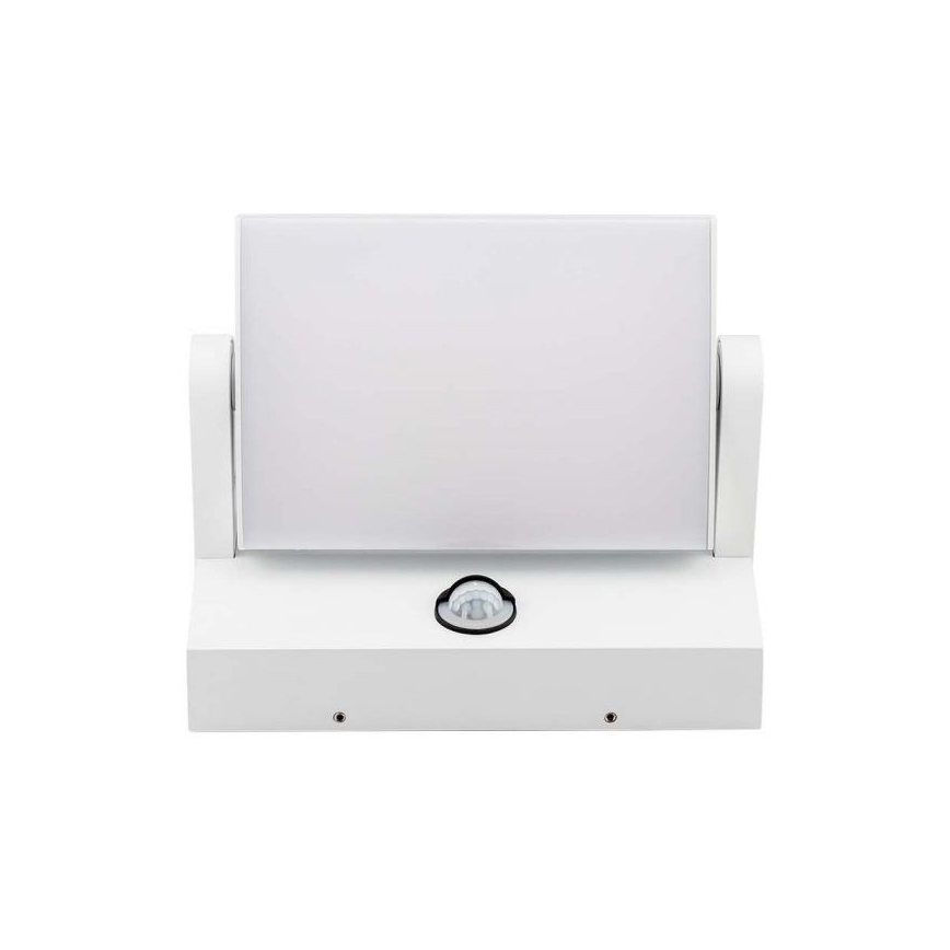 LED Väli seinavalgusti koos anduriga LED/17W/230V 4000K IP65 valge