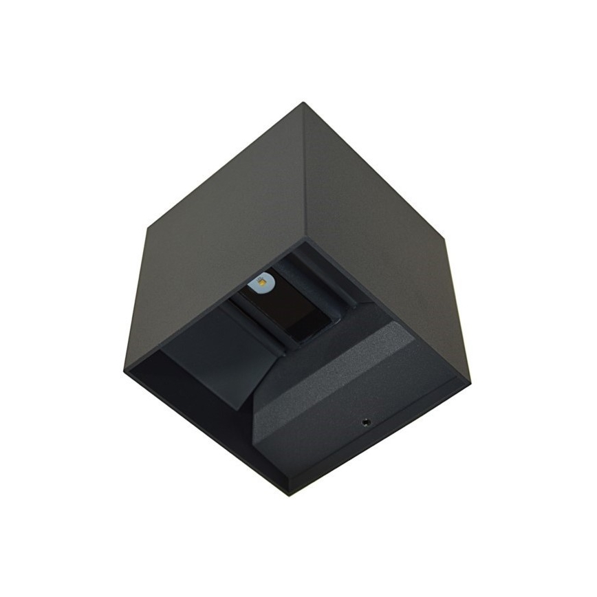 LED Väli seinavalgusti KREON 2xLED/3W/230V IP54 3000K must