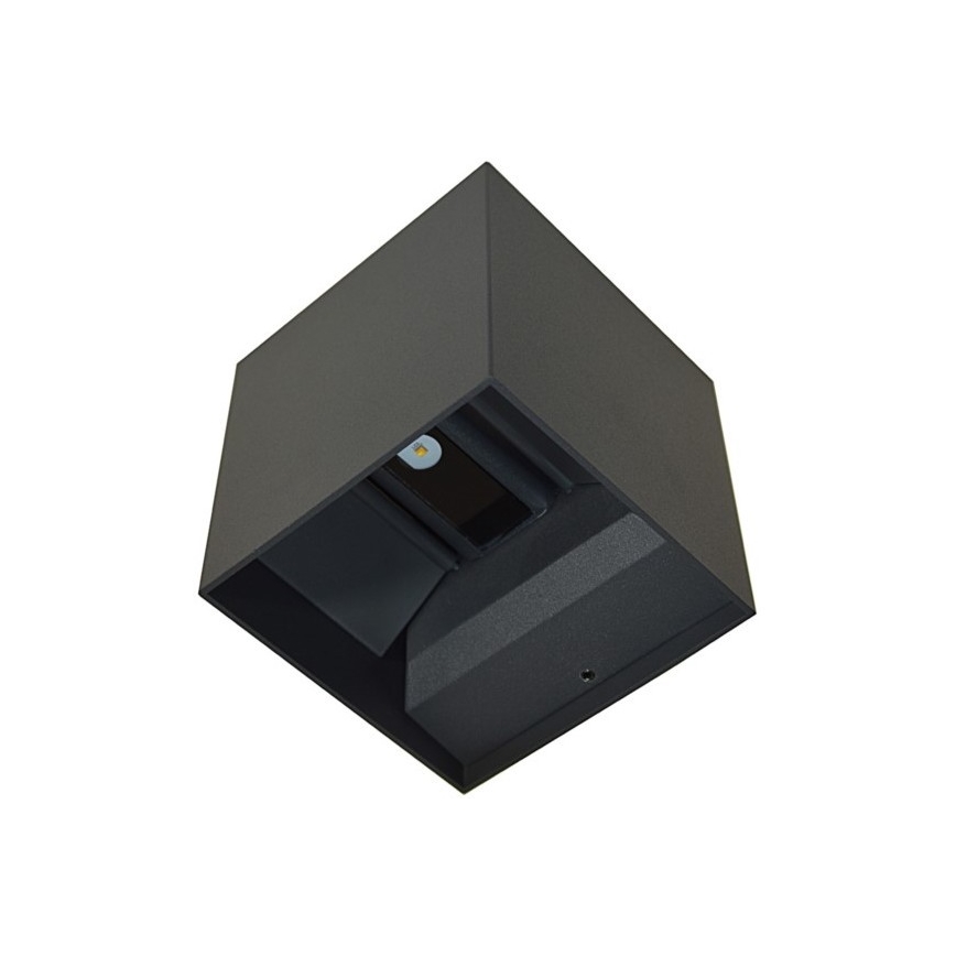 LED Väli seinavalgusti KREON 2xLED/3W/230V IP54 4000K antratsiit