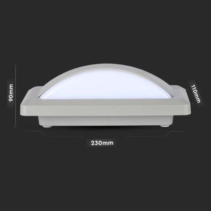 LED Väli seinavalgusti LED/12W/230V 4000K IP65