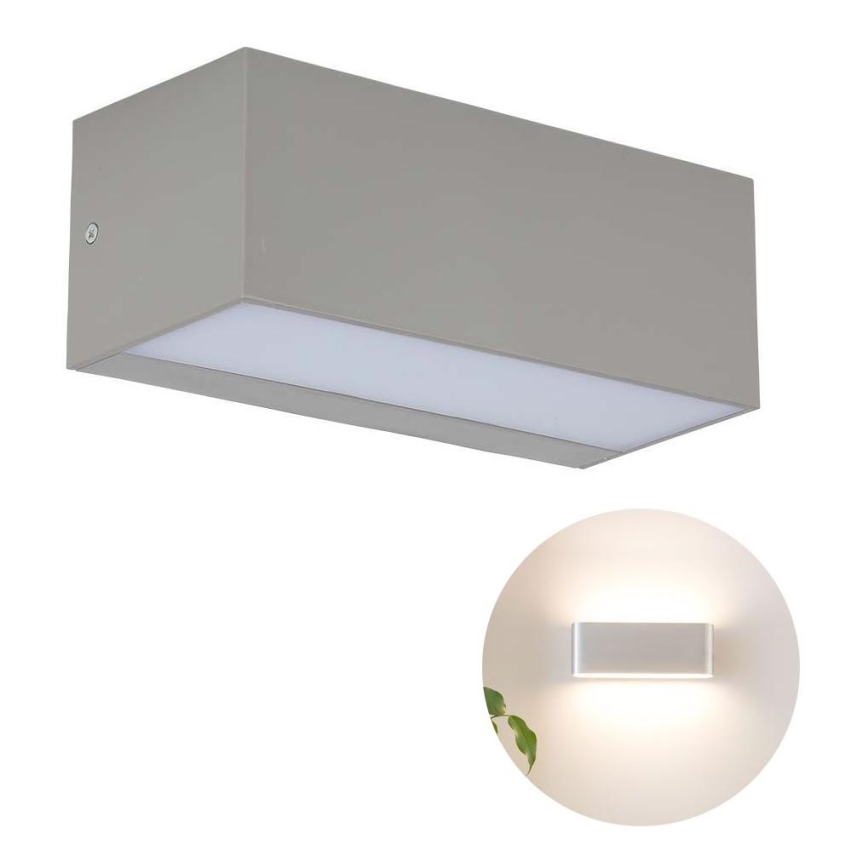 LED Väli seinavalgusti LED/12W/230V 6400K IP65