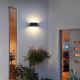 LED Väli seinavalgusti LED/12W/230V IP54 must