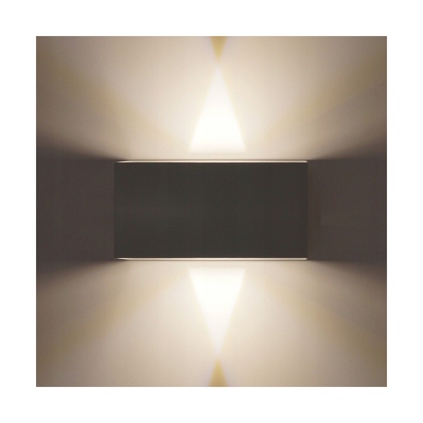 LED Väli seinavalgusti LED/12W/230V IP54 must