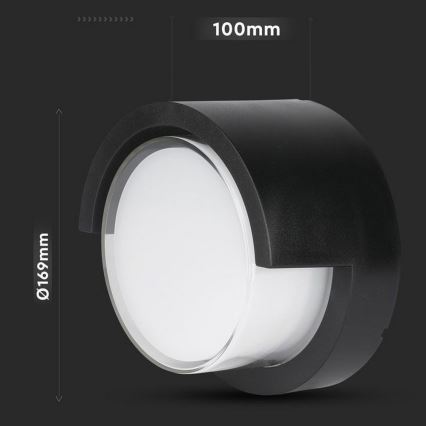 LED Väli seinavalgusti LED/12W/230V IP65