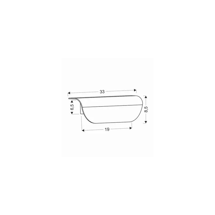 LED Väli seinavalgusti LED/12W/230V IP65 must
