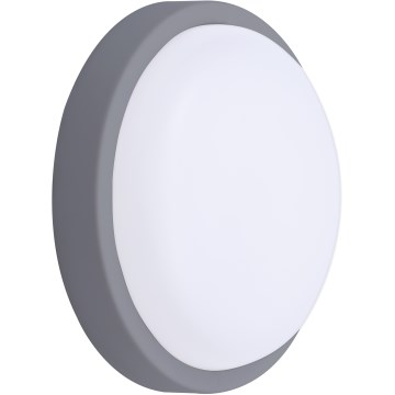 LED Väli seinavalgusti LED/13W/230V 4000K IP54 hall ümmargune